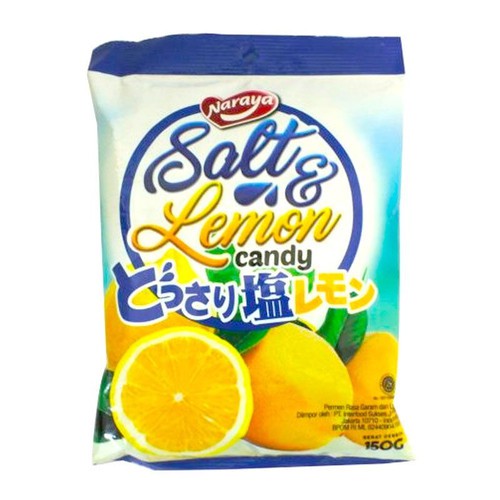 

Naraya Salt & Lemon Candy|Permen Salt Lemon Naraya 150gr