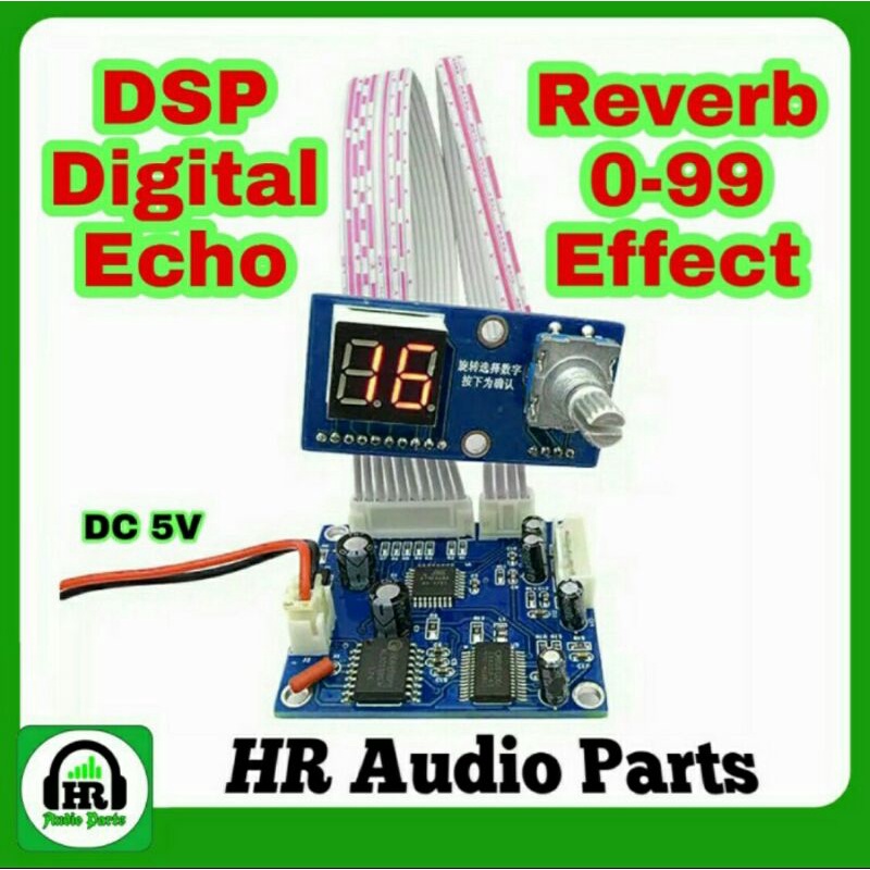 DSP PLL Digital Modul Echo Stereo Karaoke Reverb Board 0-99 Effect 5V