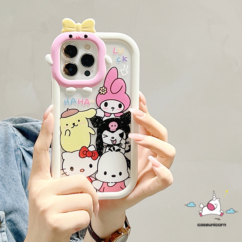 Soft Case Desain Kartun Monster Kecil 3D Untuk IPhone 11 13 12 14 Pro MAX 6 6S 7 8 14 Plus XR X XS MAX SE 2020