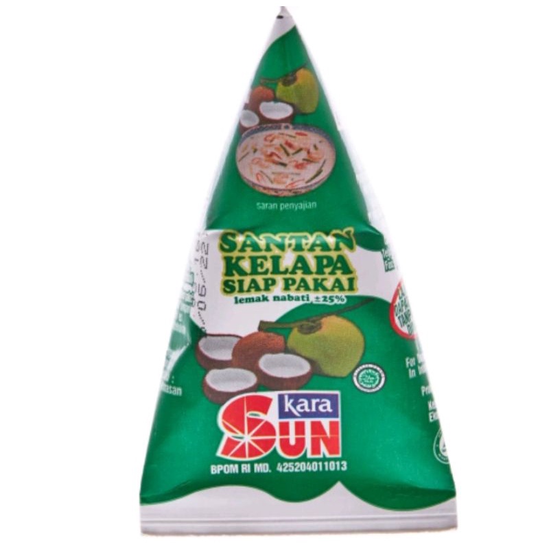 Sun kara Santan Kelapa Kerucut 65ml