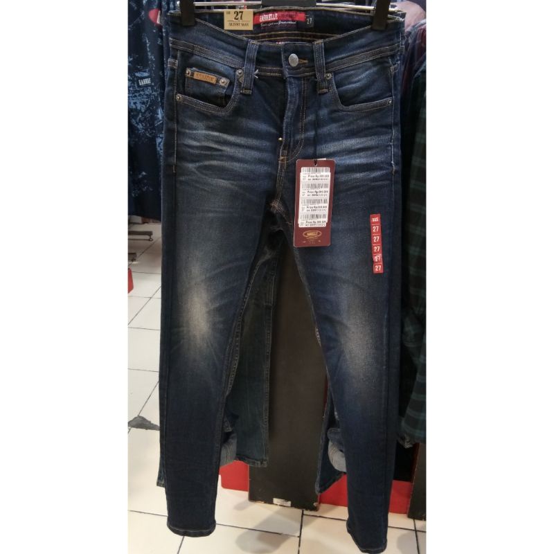 Gabrielle jeans original mens BBRE212X121C celana panjang pria style skinny man