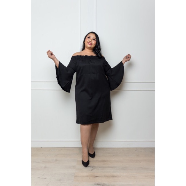 Emily Dress in Black (dress christmas BIG SIZE - SMALL SIZE - BUMIL FRIENDLY)