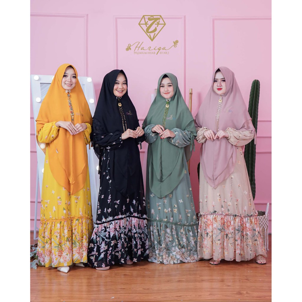 Haziqa Motif Bunga Kecil