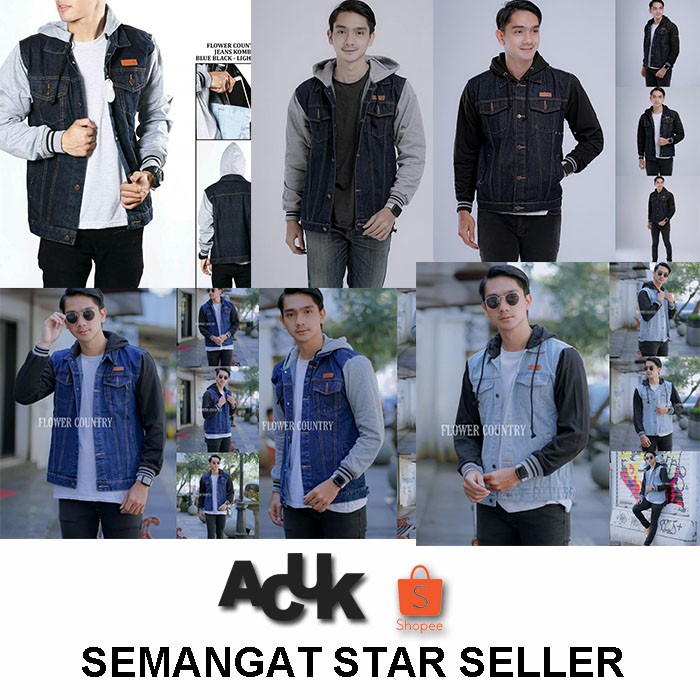 Jaket Jeans Hoodie / Jaket Jeans Murah / Jaket Jeans Kupluk / Jeans Kupluk / Jeans Hoodie / Jaket