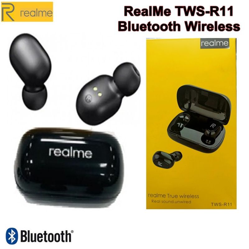 Handsfree Bluetooth Realme TWS-R11 Bluetooth Wireless