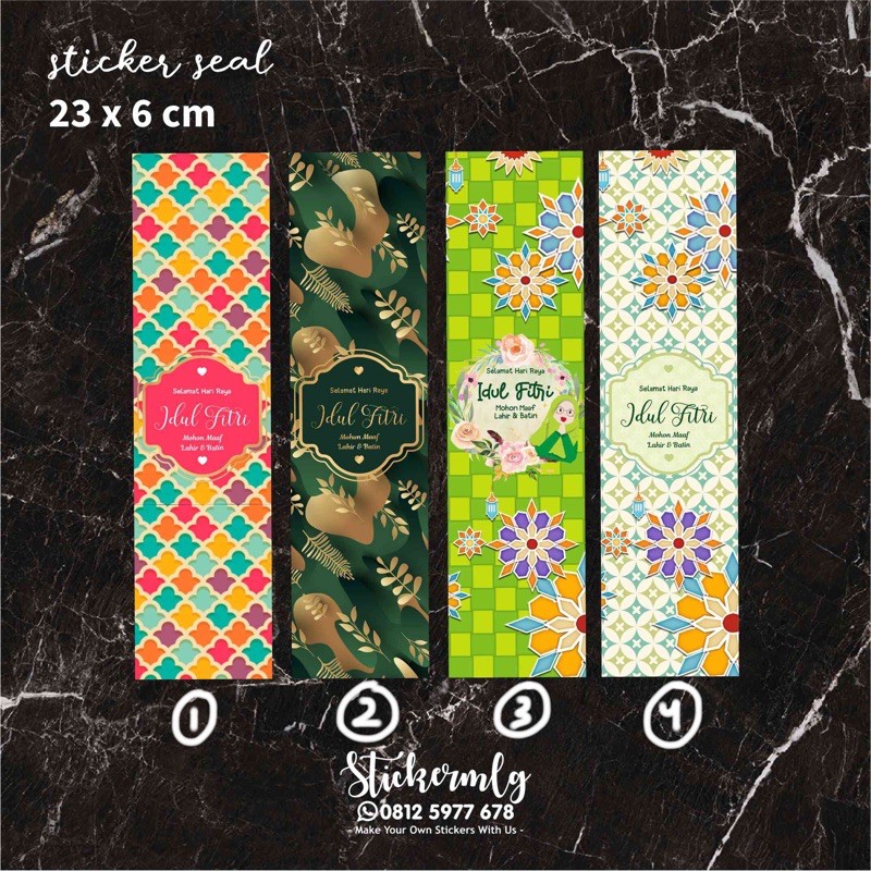 

STICKER SEGEL / SEAL / BELT LEBARAN IDUL FITRI RAMADHAN 02