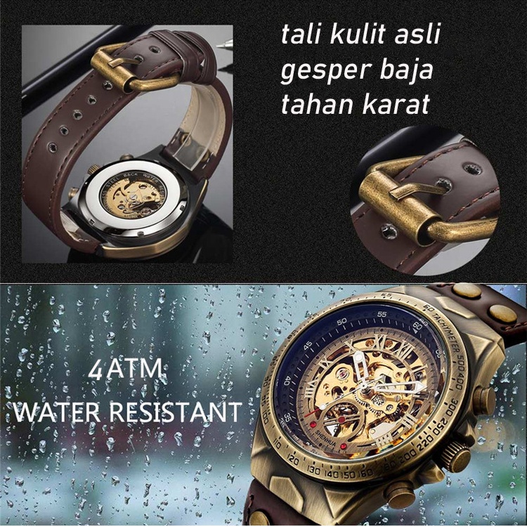 FNGEEN AUTOMATIC Jam Tangan Pria mechanical automatic Waterproof Casual Watch Otomatis Import