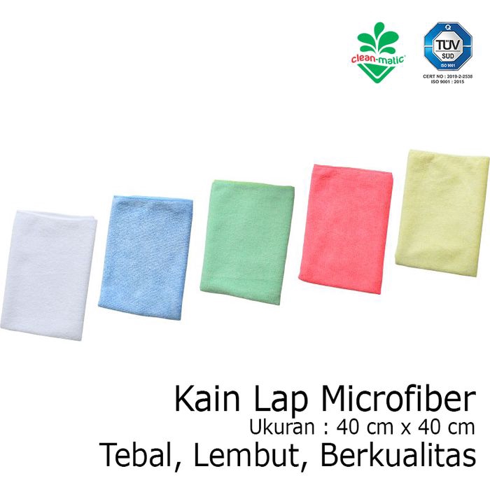 Ktmstore Lap Microfiber Kain Microfiber Lap Handuk Rumah Tangga Tebal 100019 Cleanmatic