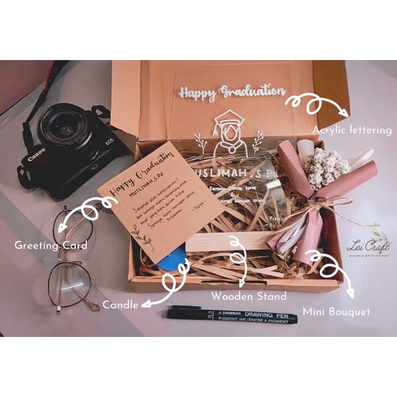 

[Lei.Craft] - HANDMADE ACRYLIC SIGN LED / ACRYLIC CUSTOM / AKRILIK CUSTOM /KADO WISUDA/ KADO ULANG TAHUN/KADO NIKAH / GRADUATION