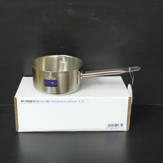 BIMA MILK PAN PANCI SUSU STAINLESS STEEL  14 cm x h 7 cm BP1900814