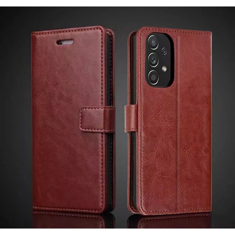 SAMSUNG A23 5G FLIP COVER WALLET KANCING LEATHER CASE STANDING SARUNG BUKU