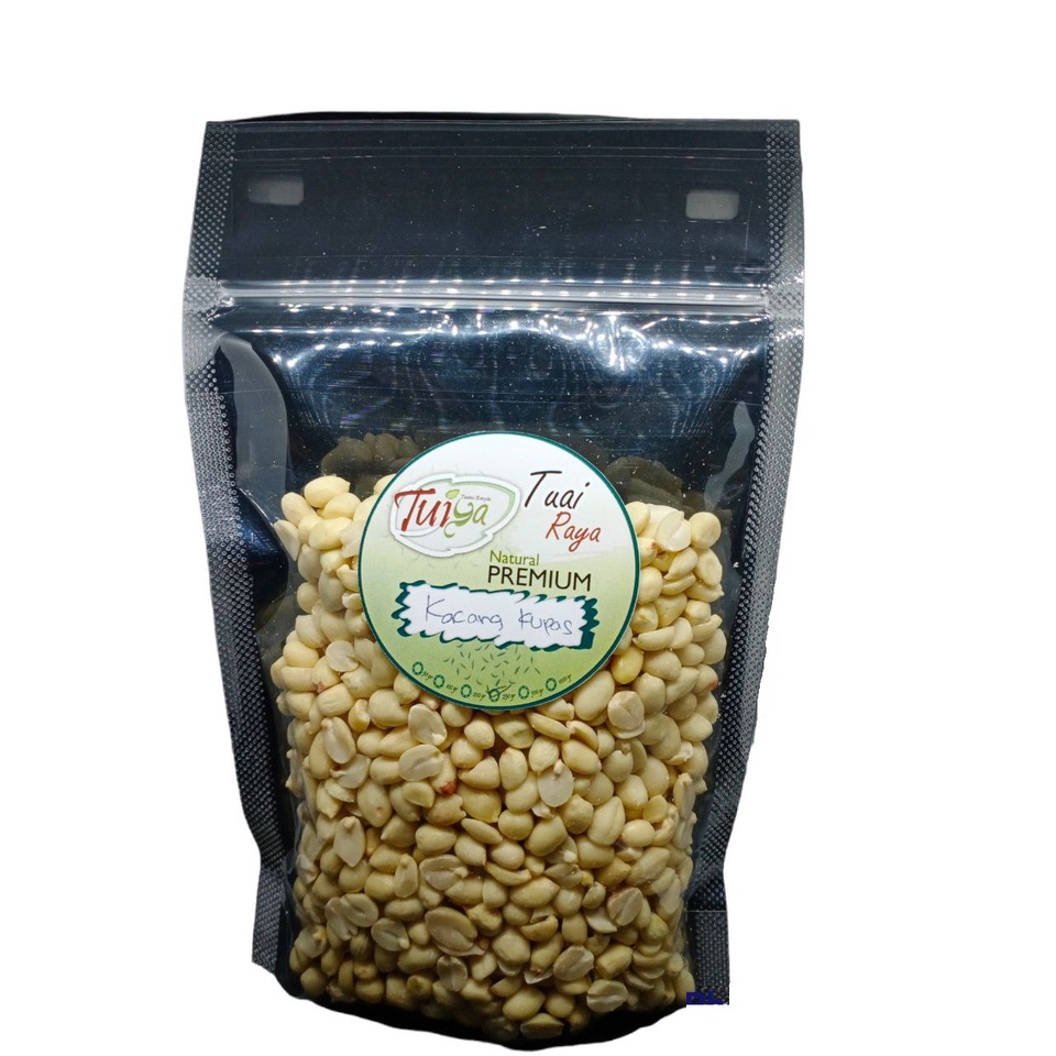 

Kacang kupas kemasan 1kg / kacang tanah/ kacang lebaran / kacang renyah