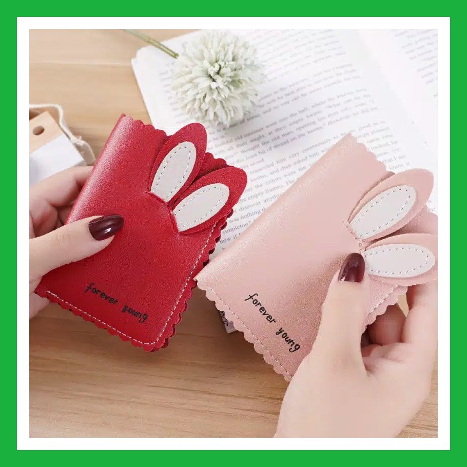DOMPET LIPAT WANITA KECIL MINI LUCU ALA ALA KOREA FASHION KECE KOIN DL KELINCI