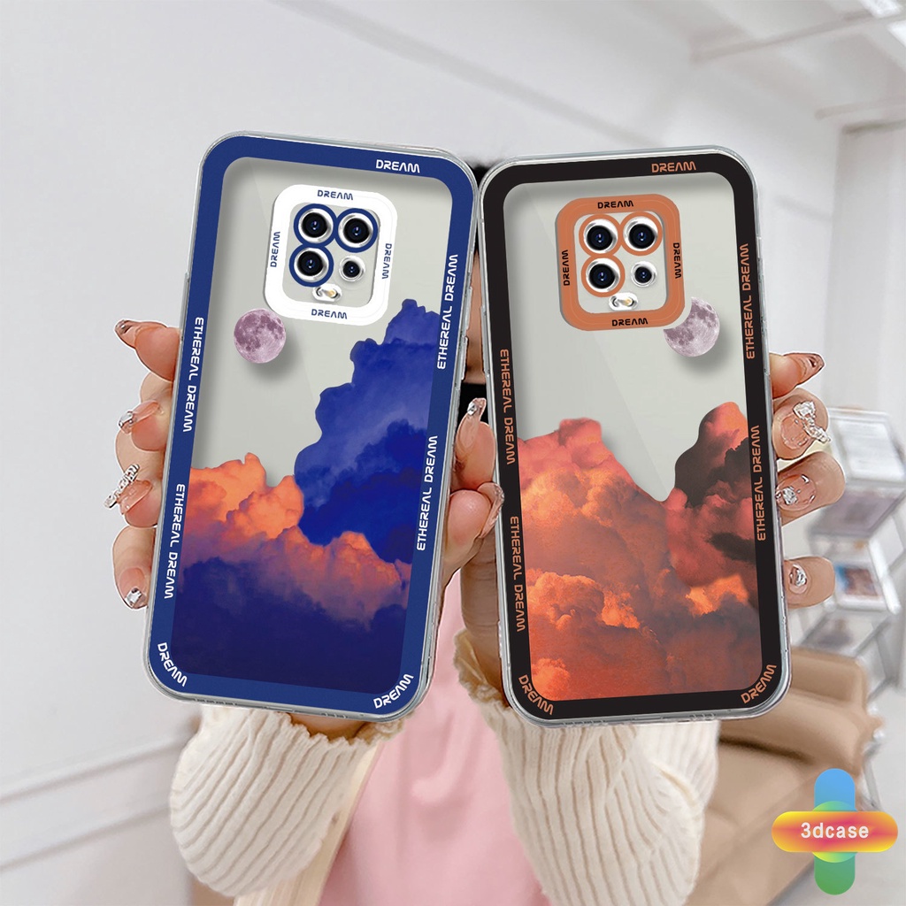 Casing Soft Case Xiaomi Redmi 9C NFC 9A 9i 9T 9AT 9 PRO Power 9ACTIV 10X POCO C3 C31 M2 PRO Redmi Note 9 8 10 10S 9 10 PRO MAX 9S 11  Xiaomi Redmi POCO X3 NFC X3 PRO 10 Prime Ins Colorful Clouds Transparent Case