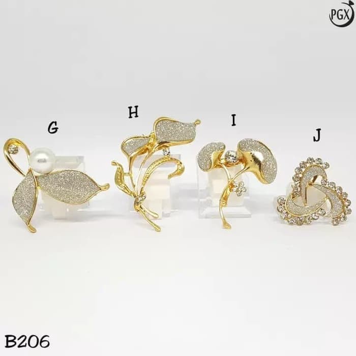 Bros Dagu Juntai Panjang Import Mewah Aksesoris Hijab Jilbab Baru B206