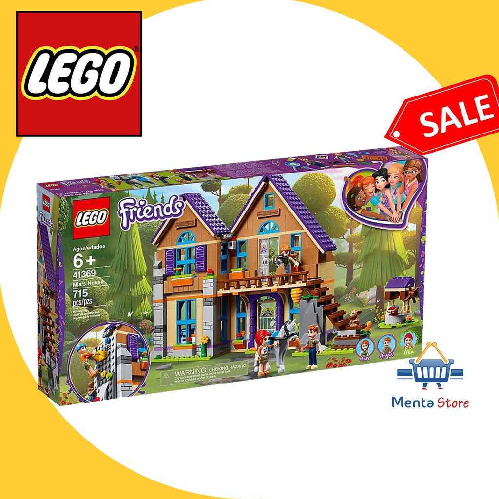 LEGO Friends 41369 Mia's House Relax Forest Mainan Anak Perempuan Asli