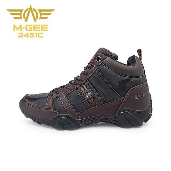 Limited Mgee Alaska 2 Sepatu Boots Pria - Army Black - Army Black, 39 Promo