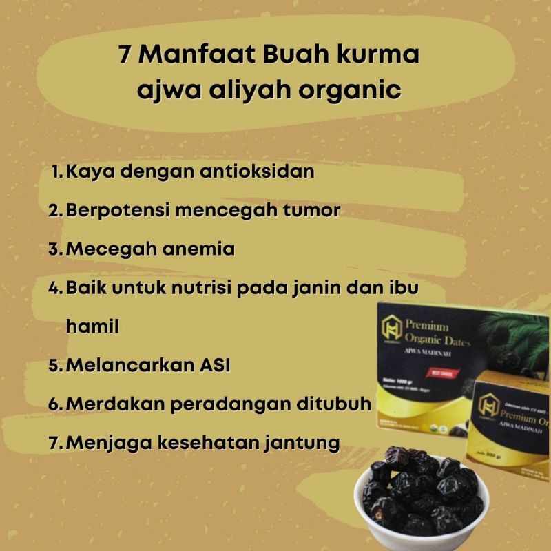 

KURMA AJWA KURMA NABI KURMA AMANAH 500gr