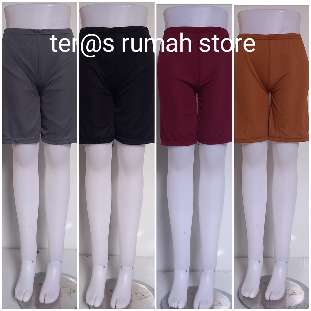 Celana daleman pendek sot polos perempuan remaja dan dewasa clana legging lejing pendek short  dalaman rok cewe cewek short pants