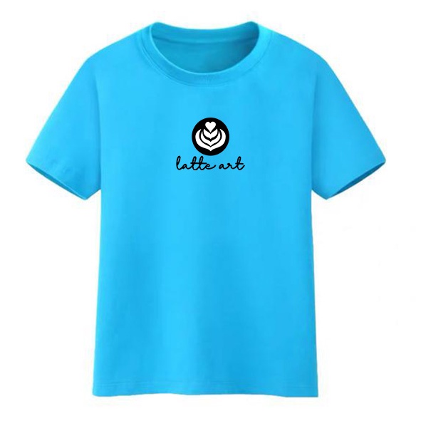 PROMO-C0D Kaos Anak Kaos DTF Anak Kaos Pendek Anak Atasan Pendek LATTE ART 081