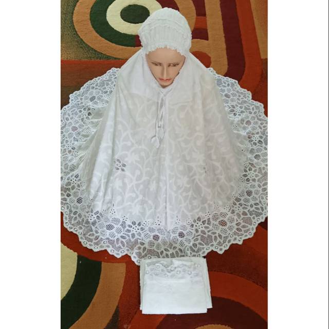 mukena rubiah kerancang sejengkal