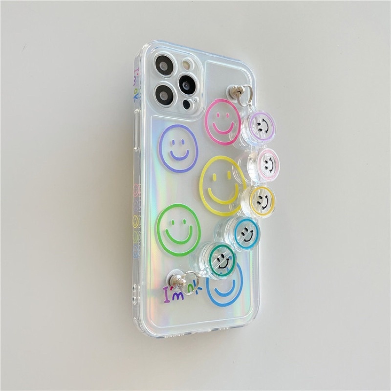 Transparan Smiley Softcase Polos Bening iphone 7/8+ XS XS Max XR 11 Pro Max 12 Pro Max