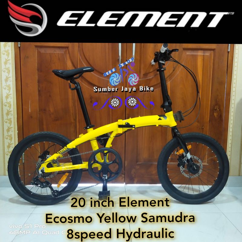 Sepeda Lipat 20 inch Element ECOSMO 8speed Hydraulic