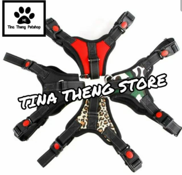 Pet Harness &quot;ROMPI ANJING BESAR SIZE L - XL&quot; Adjustable Strap Dog Collar