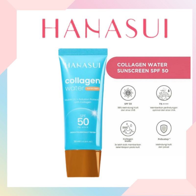 [BPOM] HANASUI COLLAGEN WATER SUNSCREEN SPF 50 PA++ / HANASUI SPF 50