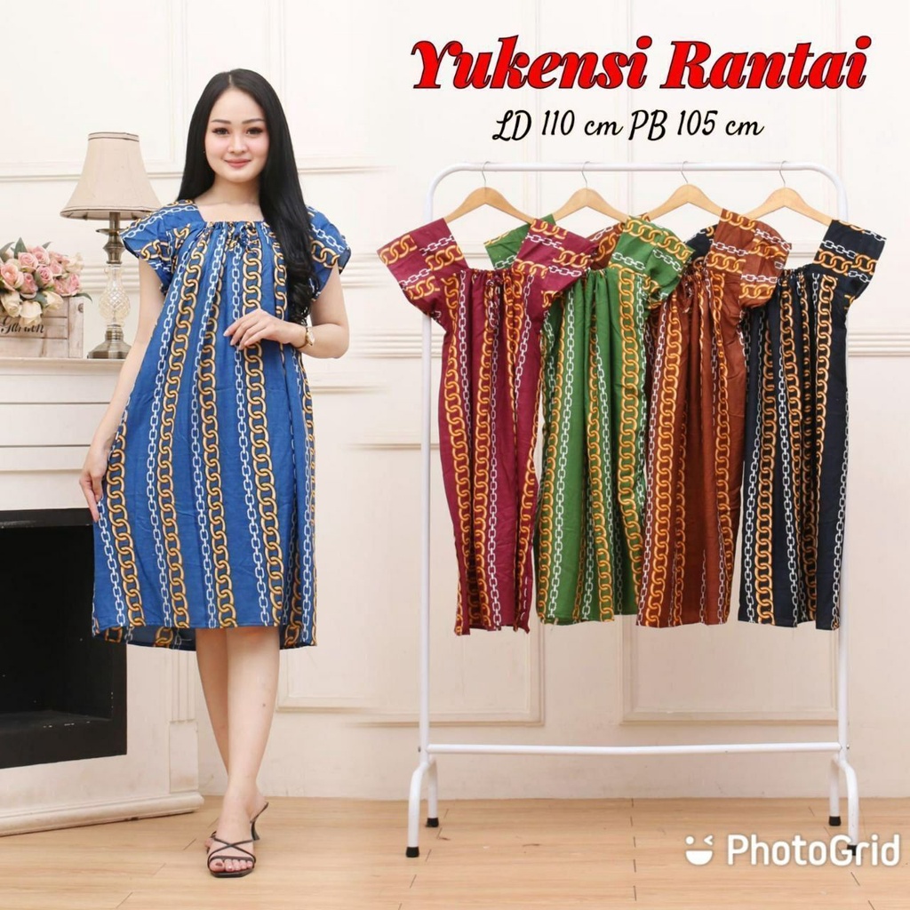 Ecer - Yukensi Jumbo Lovebird Daster Motif burung Lovebird Terbaru Hot Sexy Kekinian Tiktokers