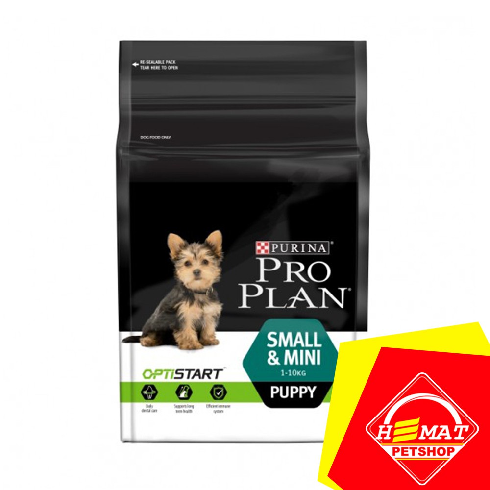 Dog Food Pro Plan Small Mini Puppy OptiStart 2,5 Kg Makanan Anjing Proplan 2,5Kg