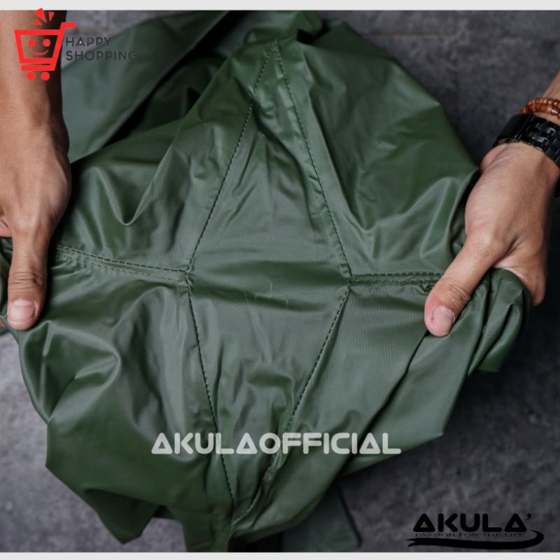 JAS HUJAN, RAINCOAT Pria Wanita By AKULA Anti Rembes MERAH