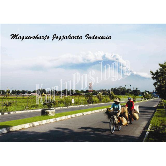 

POSTCARD KARTU POS JOGJA - PEMANDANGAN MERAPI DARI MAGUWOHARJO