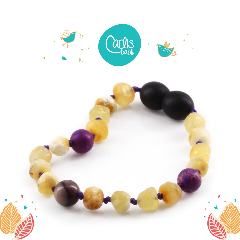 AGL33 Gelang Amber Tumbuh Gigi Bayi By Carlis Baby