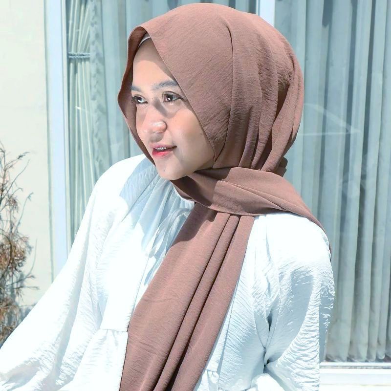 Pashmina Crincle Airflow Premium Phasmina Premium by kudungan R scarf