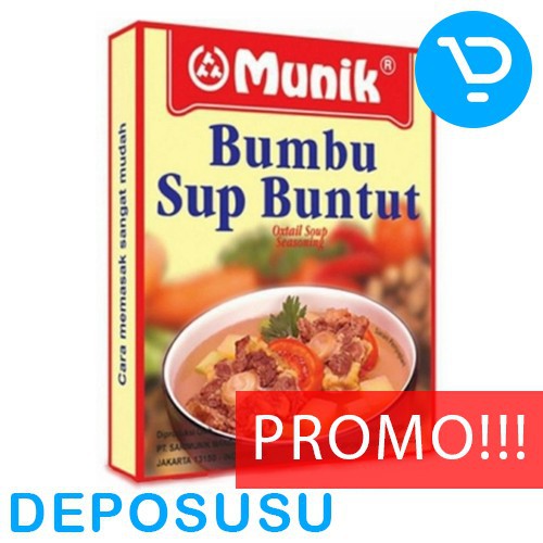 

MUNIK Bumbu SUP BUNTUT 80g | Oxtail Soup Seasoning (SKU-18)