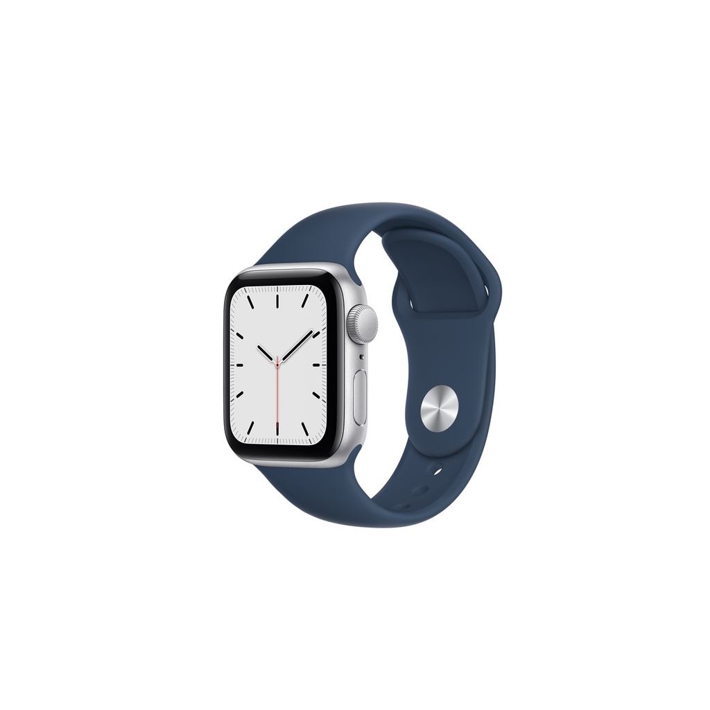 Watch SE 40mm Silver Aluminum Case with Abyss Blue Sport Band