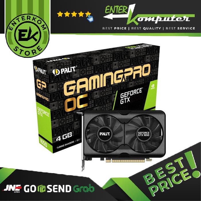 Jual PALIT GeForce GTX 1650 4GB DDR6 GamingPro Indonesia|Shopee Indonesia