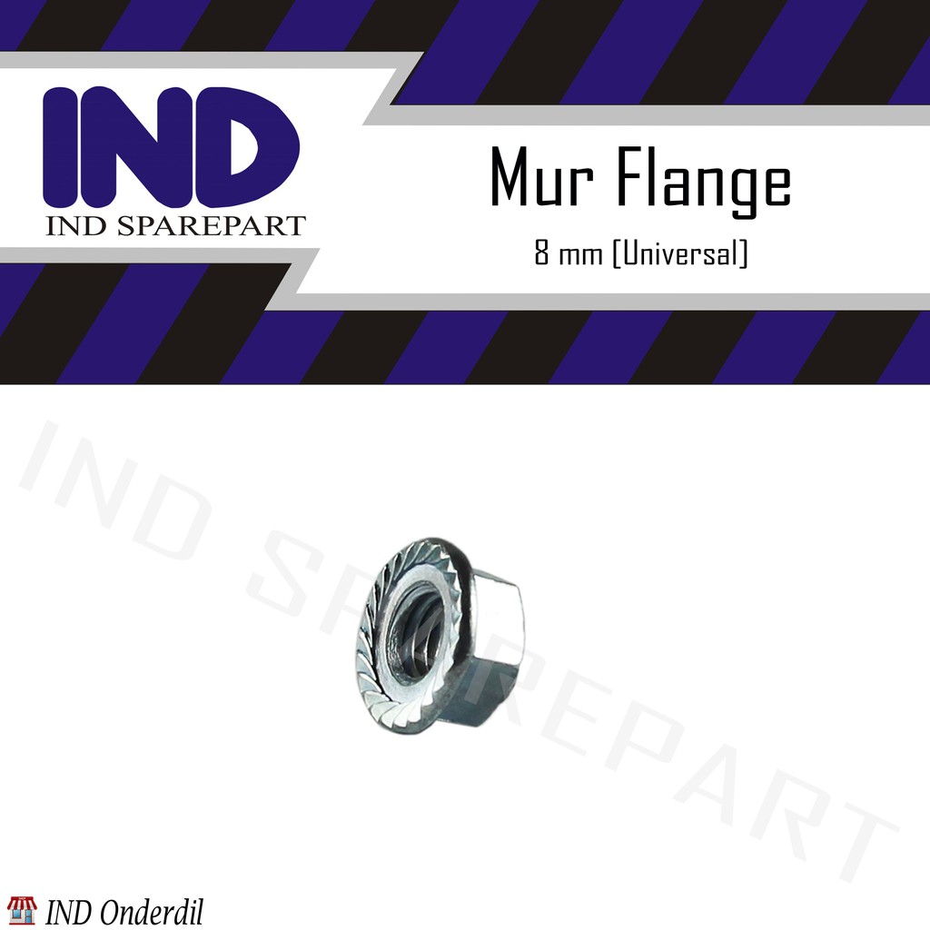 Mur Flange Nut M8/8 Mm/8Mm