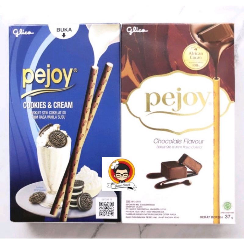 

Glico Pejoy 37gr satuan - biskuit stick stik nikmat pocky te - Cookies n Cream