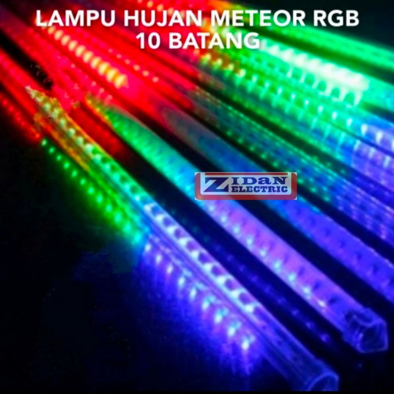 Lampu Hias Meteor Led / Lampu Meteor Led / Lampu Hujan Jatuh 8 10 Batang 50cm