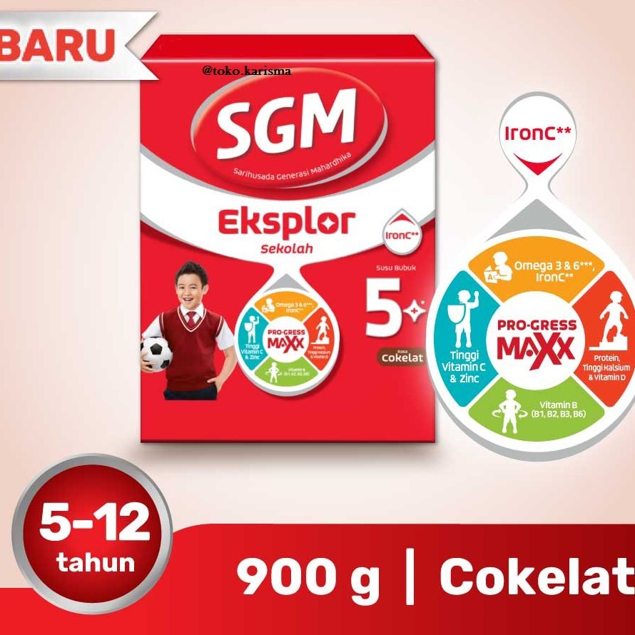 

SGM Eksplor 5+ Usia 5-12 Tahun Madu/Coklat 900g/toko.karisma