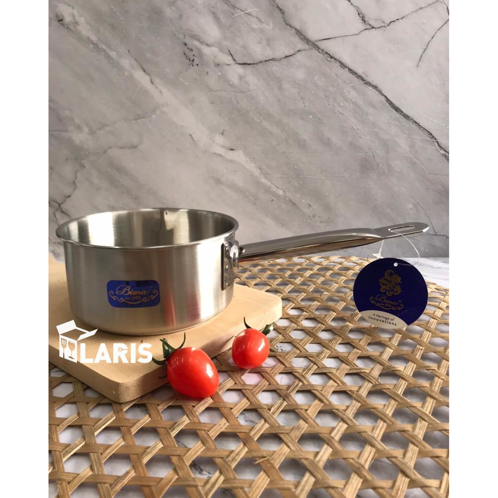 Panci Susu Bima Stainless 14 cm atau 1,1 Liter / Bima Milk Pan Stainless