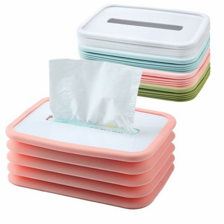 BRGUNIK Kotak Tisu Lipat - Tissue Box Flexible - Tempat Tissue Serbaguna R581