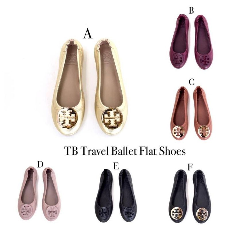 Sepatu Wanita Tory Burch Travel Ballet Flat