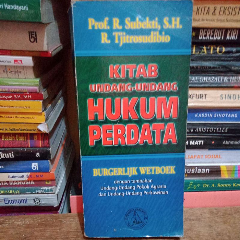 KITAB UNDANG UNDANG HUKUM PERDATA