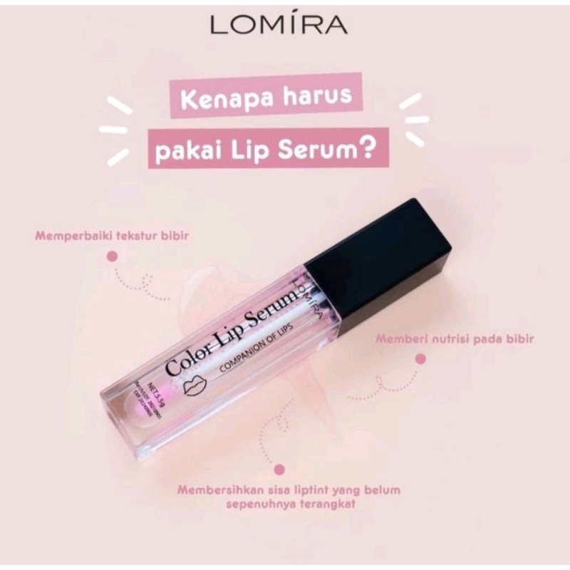 LOMIRA COLOR LIP SERUM BIBIR PINK ALAMI