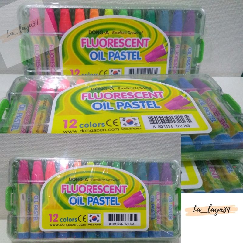 

Dong A Floresent Oil PAstel 12 Warna