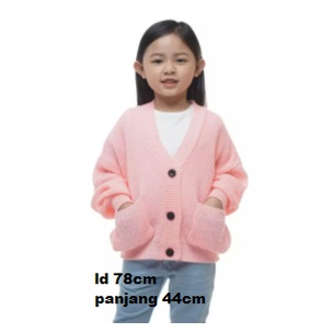 Sifa Cardigan Rajut Anak Perempuan 3-8 Tahun / Sweater Rajut Anak / Cardigan Rajut Anak Terbaru 2022