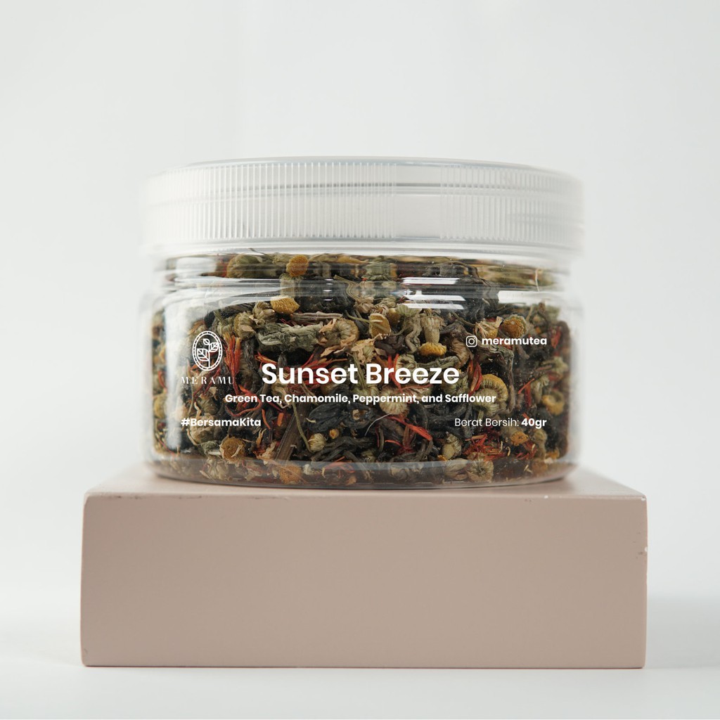 

Sunset Breeze Meramu 40gr / Artisan Tea & Tisane / Teh Bunga Tea Blend Chamomile Safflower